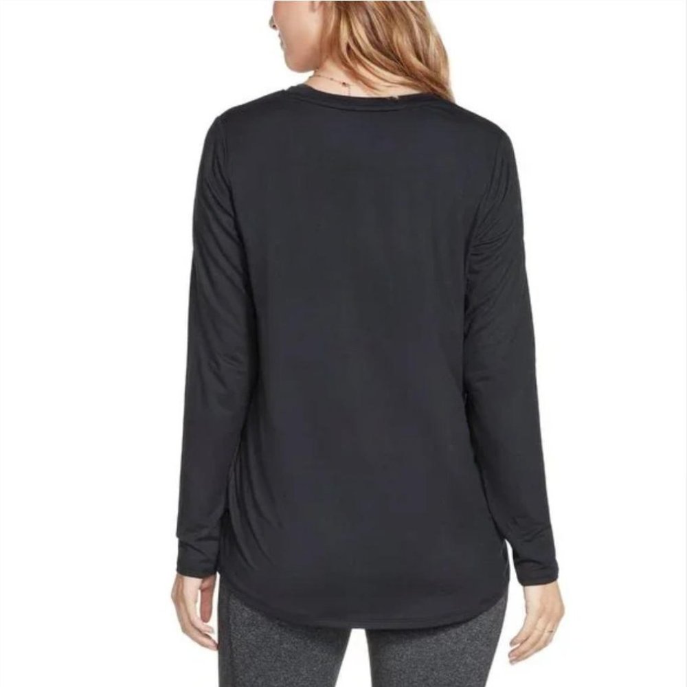 Skechers GoWalk Women’s Active Tunic Long Sleeves Top Shirt 2-Pack--Black/Purple - Picture 3 of 6